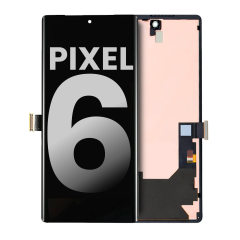 OLED Assembly With Frame Compatible For Google Pixel 6 (Used OEM Pull: Grade A) (All Colors)