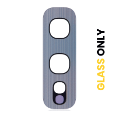 Back Camera Lens (Glass Only) With Adhesive Compatible For Samsung Galaxy S10E (Silver)