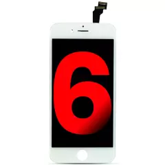 LCD Assembly Compatible For iPhone 6 (Aftermarket Plus Quality: XO6) (White)
