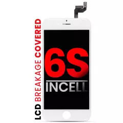 LCD Assembly With Steel Plate Compatible For iPhone 6S (Aftermarket Pro: XO7 Incell) (White)