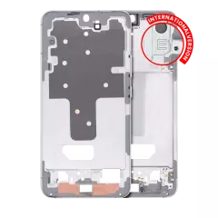 Mid-Frame Housing Compatible For Samsung Galaxy S22 Plus 5G (International Version) (White)