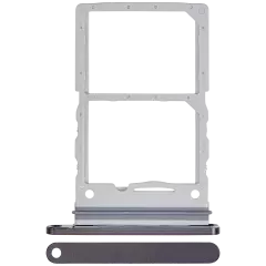 Dual Sim Card Tray Compatible For Samsung Galaxy Z Flip 6 (F741) (Premium) (Black)