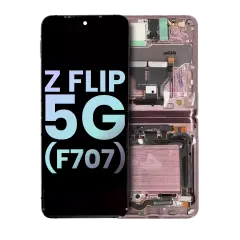 Inner OLED Assembly With Frame Compatible For Samsung Galaxy Z Flip 4G (F700) / Z Flip 5G (F707) (Service Pack) (Mystic Bronze)