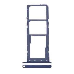 Dual Sim Card Tray Compatible For Samsung Galaxy A03S (A037F / 2021) (Blue)