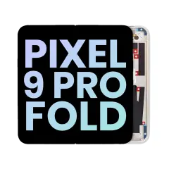 Inner Display Assembly With Frame Compatible For Google Pixel 9 Pro Fold (Genuine OEM) (Porcelain)