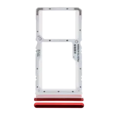 Sim Card Tray Compatible For Xiaomi Redmi Note 8 Pro (Red)