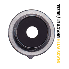 Back Camera (Macro) Lens With Bracket / Bezel For Xiaomi Redmi Note 13 Pro Plus 5G (Black)
