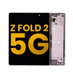 Inner OLED Assembly With Frame Compatible For Samsung Galaxy Z Fold 2 5G (Refurbished) (Mystic Bronze)