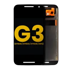 LCD Assembly Without Frame Compatible For Motorola Moto G3 (XT1540 / XT1543 / XT1548 / 2015) (Refurbished) (Black)