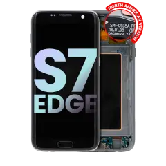 OLED Assembly With Frame Compatible For Samsung Galaxy S7 Edge G935A (North American Version) (Service Pack) (Black)