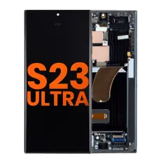 OLED Assembly With Frame Compatible For Samsung Galaxy S23 Ultra 5G (US & International) (Blemish: Grade B) (Phantom Black)