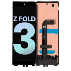 Outer OLED Assembly Without Frame Compatible For Samsung Galaxy Z Fold 3 5G (Used OEM Pull: Grade B/C) (All Colors)