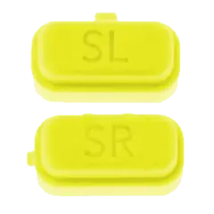 SR and SL Switch Button Compatible For Nintendo Switch Joy Con Controller (2 Piece Set) (Yellow)