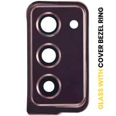 Back Camera Lens With Cover Bezel Ring Compatible For Samsung Galaxy Z Fold 2 5G (F916) (Mystic Bronze)