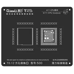 A11 S500 iBlack Stencil (2D) (Qianli) 