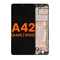 OLED Assembly With Frame Compatible For Samsung Galaxy A42 5G (A426 / 2020) (Blemish: Grade A) (Prism Dot Black)