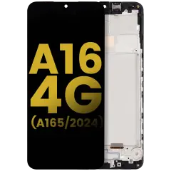 OLED Assembly With Frame Compatible For Samsung Galaxy A16 4G (A165 / 2024) (Refurbished) (All Colors)