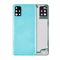 Back cover Glass With Camera Lens For Samsung Galaxy A51 4G (A515 / 2019) (Service Pack) (Prism Crush Blue)