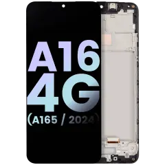 OLED Assembly With Frame For Samsung Galaxy A16 4G (A165 / 2024) (Service Pack) (All Colors)