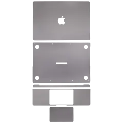 4in1 (Top, Bottom, Keyboard, Trackpad) Skin For MacBook Pro 14" (A2992 / Late 2023) (M3) (Gray)