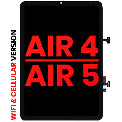 LCD Assembly With Digitizer For iPad Air 4 (2020) / iPad Air 5 (2022) (WiFi and Cellular) (Aftermarket Plus) (All Colors)