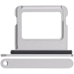 Single Sim Card Tray Compatible For iPhone 17 (White)