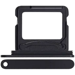 Dual Sim Card Tray Compatible For iPhone 17 (Black)