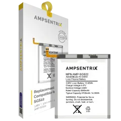Replacement Battery For Samsung Galaxy S22 5G (AmpSentrix Pro)