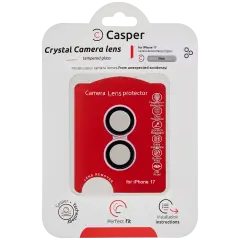 Casper Camera Lens Protector For iPhone 17 (Pink) (Clear)