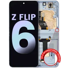Inner OLED Assembly With Frame For Samsung Galaxy Z Flip 6 5G (US & International) (Service Pack) (Blue)