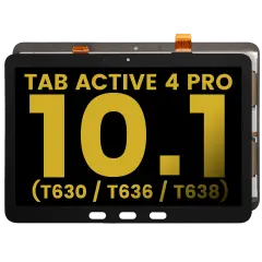 LCD Assembly Without Frame For Samsung Galaxy Tab Active 4 Pro 10.1" (T630 / T636 / T638) (2022) (Refurbished) (Black)