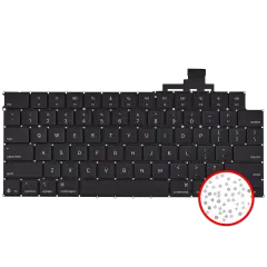 Keyboard W/ Backlight & Screws For MacBook Air 15" (A3241 / Early 2025) (US English)