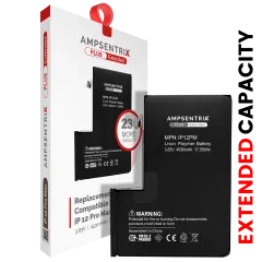 Replacement Battery For iPhone 12 Pro Max (AmpSentrix Plus Extended)