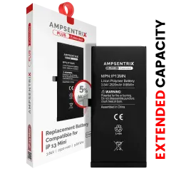 Replacement Battery For iPhone 13 Mini (AmpSentrix Plus Extended)