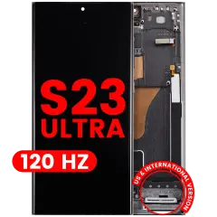 OLED Assembly With Frame For Samsung Galaxy S23 Ultra (US & International) (Aftermarket Plus) (120Hz) (Green)