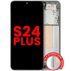 OLED Assembly With Frame Compatible For Samsung Galaxy S24 Plus 5G (US & International Version) (Aftermarket Plus) (Jade Green)