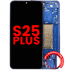OLED Assembly With Frame For Samsung Galaxy S25 Plus 5G  (US & International Version) (Aftermarket Plus) (Navy)