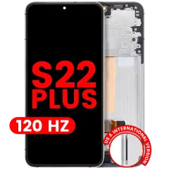 OLED Assembly With Frame For Samsung Galaxy S22 Plus 5G (US & International Version) (Aftermarket Plus) (120Hz) (White)