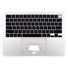Top Case with Keyboard For MacBook Air 13" A2681 (2022) (ISO Bulgarian) (Genuine OEM) (Silver)