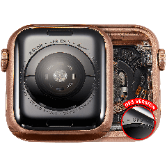 Housing Assembly Compatible For Watch Series 5 (40MM) (Used OEM Pull: Grade A) (GPS Version) (Aluminum / Gold)