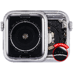 Housing Assembly Compatible For Watch Series 4 (40MM) (Used OEM Pull: Grade A) (GPS Version) (Aluminum / Silver)