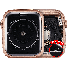 Housing Assembly Compatible For Watch Series 4 (44MM) (Used OEM Pull: Grade A) (GPS Version) (Aluminum / Gold)