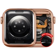 Housing Assembly Compatible For Watch Series 6 (40MM) (Used OEM Pull: Grade A) (GPS Version) (Aluminum / Rose Gold)