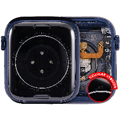 Housing Assembly Compatible For Watch Series 6 (44MM) (Used OEM Pull: Grade A) (Cellular Version) (Aluminum / Blue)