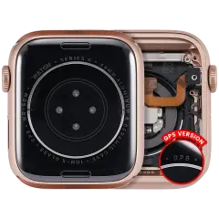 Housing Assembly Compatible For Watch Series 6 (44MM) (Used OEM Pull: Grade A) (Aluminum/Rose Gold) (GPS Version)