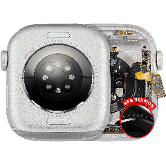 Housing Assembly Compatible For Watch Series 10 (42MM) (Aluminum/Silver) (GPS Version)