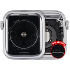 Housing Assembly Compatible For Watch Series SE 1st (40MM) (Used OEM Pull: Grade A) (Aluminum/Silver) (GPS Version)