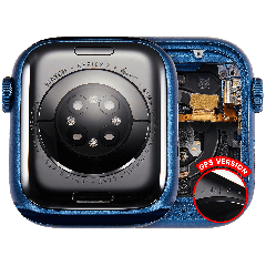 Housing Assembly Compatible For Watch Series 7 (41MM) (Used OEM Pull: Grade A) (GPS Version) (Aluminum / Blue)