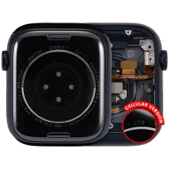 Housing Assembly Compatible For Watch Series 7 (45MM) (Used OEM Pull: Grade A) (Cellular Version) (Aluminum / Space Black)