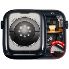 Housing Assembly Compatible For Watch Series 7 (45MM) (Used OEM Pull: Grade A) (GPS Version) (Aluminum / Space Black)